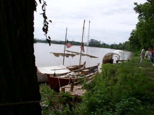 Keel Boat and Pirogues